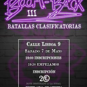 VAMOS A MONTAR UN CIRCO. Boom Back – Batallas de gallos Clasificatorias