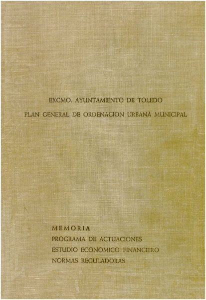 1962 - Plan General de Ordenación Urbana Municipal