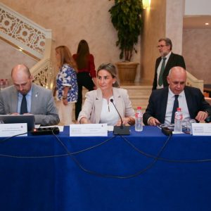 a alcaldesa y vicepresidenta de la FEMP destaca el proyecto nacional para la implantación de las Oficinas de Justicia en los municipios