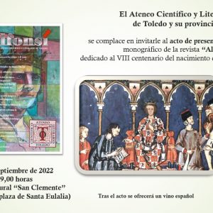 Presentación de la revista ‘Alfonsí’ dedicada como monográfico al rey Alfonso X el Sabio