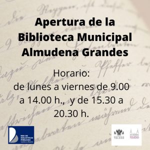 pertura de la Biblioteca Municipal Almudena Grandes