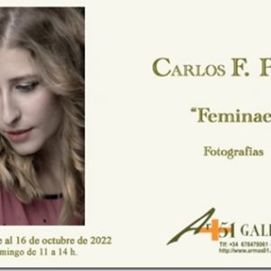 EXPOSICIÓN FOTOGRÁFICA CARLOS F. PRIETO: “FEMINAE”