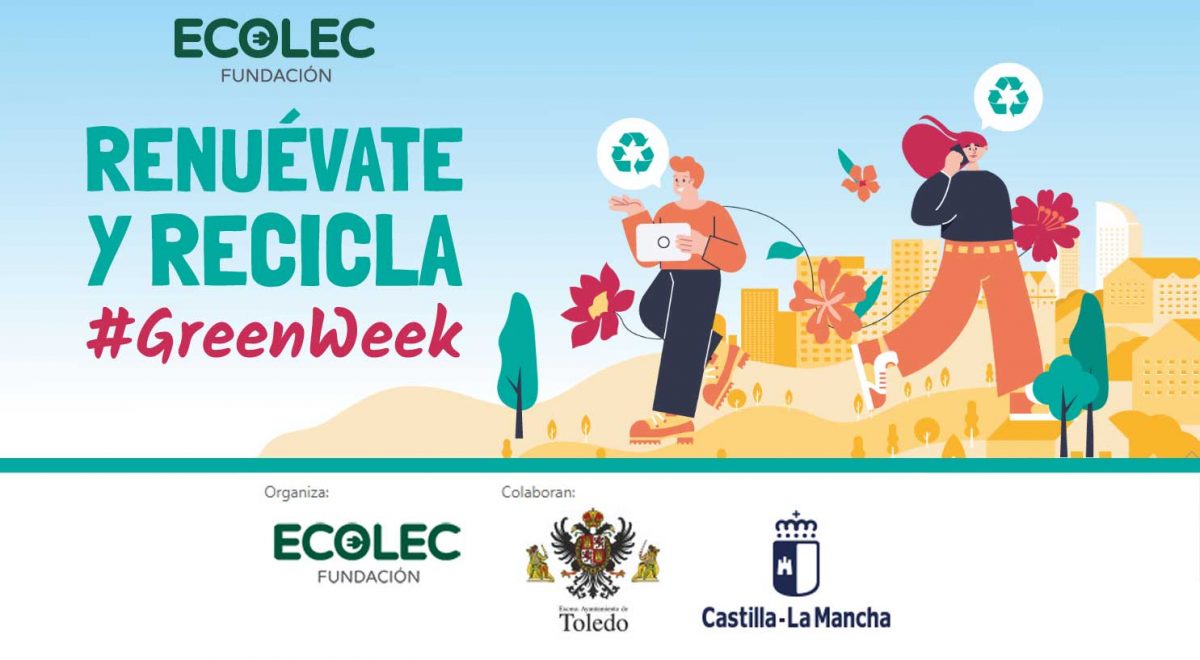 https://www.toledo.es/wp-content/uploads/2022/09/greenweek-1200x660.jpg. Campaña reciclaje RAEEs 2022