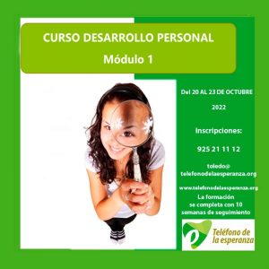  Teléfono de la Esperanza. Curso de Desarrollo Personal