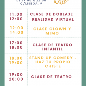 JORNADA DE PUERTAS ABIERTAS VAMOS A MONTAR UN CIRCO. Clase de Teatro