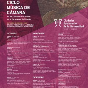 an Marcos acogerá el concierto del IX Ciclo de Música de Cámara del Grupo Ciudades Patrimonio de la Humanidad