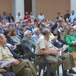 oncierto conmemorativo del Día de la Fiesta Nacional en el patio de Carlos V del Alcázar