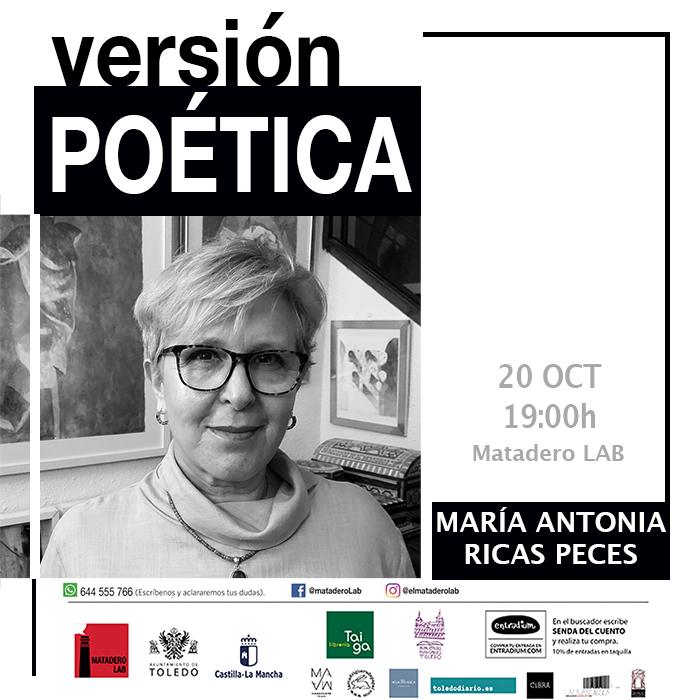 https://www.toledo.es/wp-content/uploads/2022/10/version-poetica-maria-antonia-ricas.jpg. VERSIÓN POÉTICA con MARIA ANTONIA RICAS