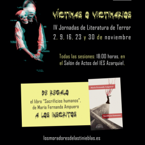 JORNADAS LITERATURA DE TERROR. AUGURIOS, DELITOS Y CONSPIRACIONES: LOS CRÍMENES REVELADOS DE LA ANTIGUEDAD
