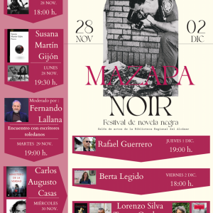 Festival de novela negra de Toledo. MAZAPA NOIR
