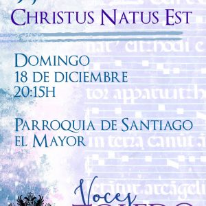 Concierto de Navidad ofrecido por Voces de Toledo “Hodie Christus natus est”