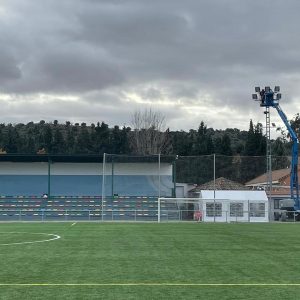 l Consistorio dota de alumbrado más eficiente al Campo del Arroyo y el campo de fútbol de la Escuela de Gimnasia