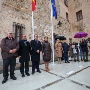 a alcaldesa de Toledo asiste al acto oficial del Día de la Constitución que han acogido las Cortes de Castilla-La Mancha