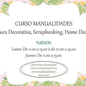 MANUALIDADES TOLEDO –  CURSO 22-23 MANUALIDADES ADULTOS