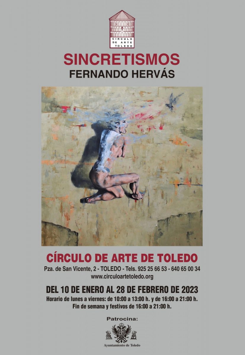https://www.toledo.es/wp-content/uploads/2023/01/circulo-cartel-sincretismos-827x1200.jpg. Exposición “Sincretismos” de Fernando Hervás