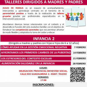 SESION INFANCIA AULAS DE FAMILIA. CÓMO APOYAR A NUESTRAS HIJAS E HIJOS ANTE LOS ESTRESORES DEL CONTEXTO ESCOLAR