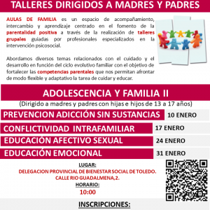 AULAS DE FAMILIA. PREVENCIÓN DE ADICCION SIN SUSTANCIA