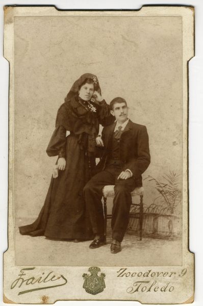 2-12_Hacia 1903-1904 - Retrato de una pareja - Foto de Emiliano Lucas Fraile