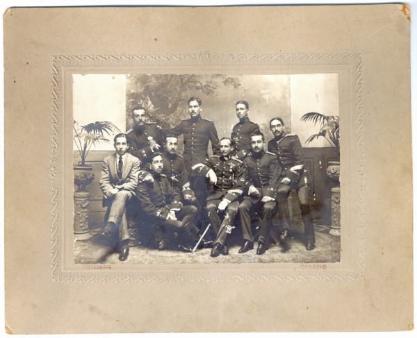 6-20_Hacia 1915-1918 - Grupo de jóvenes militares - Foto de Emiliano Lucas Fraile
