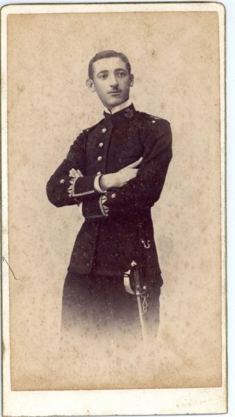7-01_Hacia 1888 - Retrato de un alférez de Infantería - Foto Pedro Lucas Fraile