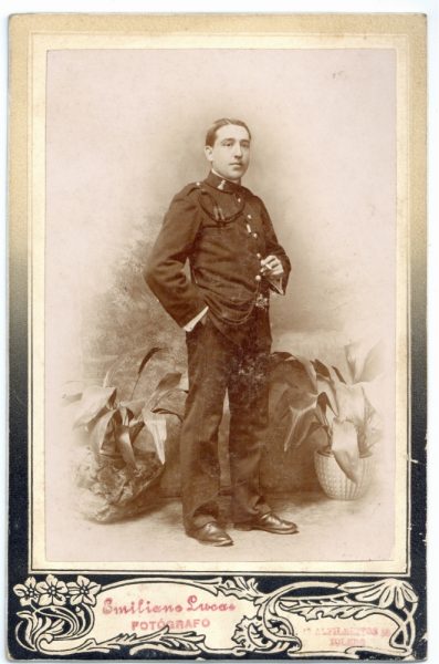 7-13_1911 - Retrato de un soldado del Cuerpo de Ingenieros - Foto de Emiliano Lucas Fraile