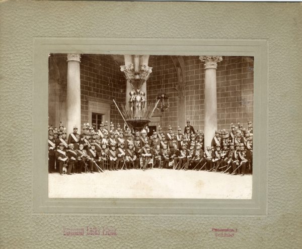 9-03_1908 - Visita de Alfonso XIII a la Academia de Infantería - Foto de Emiliano Lucas Fraile