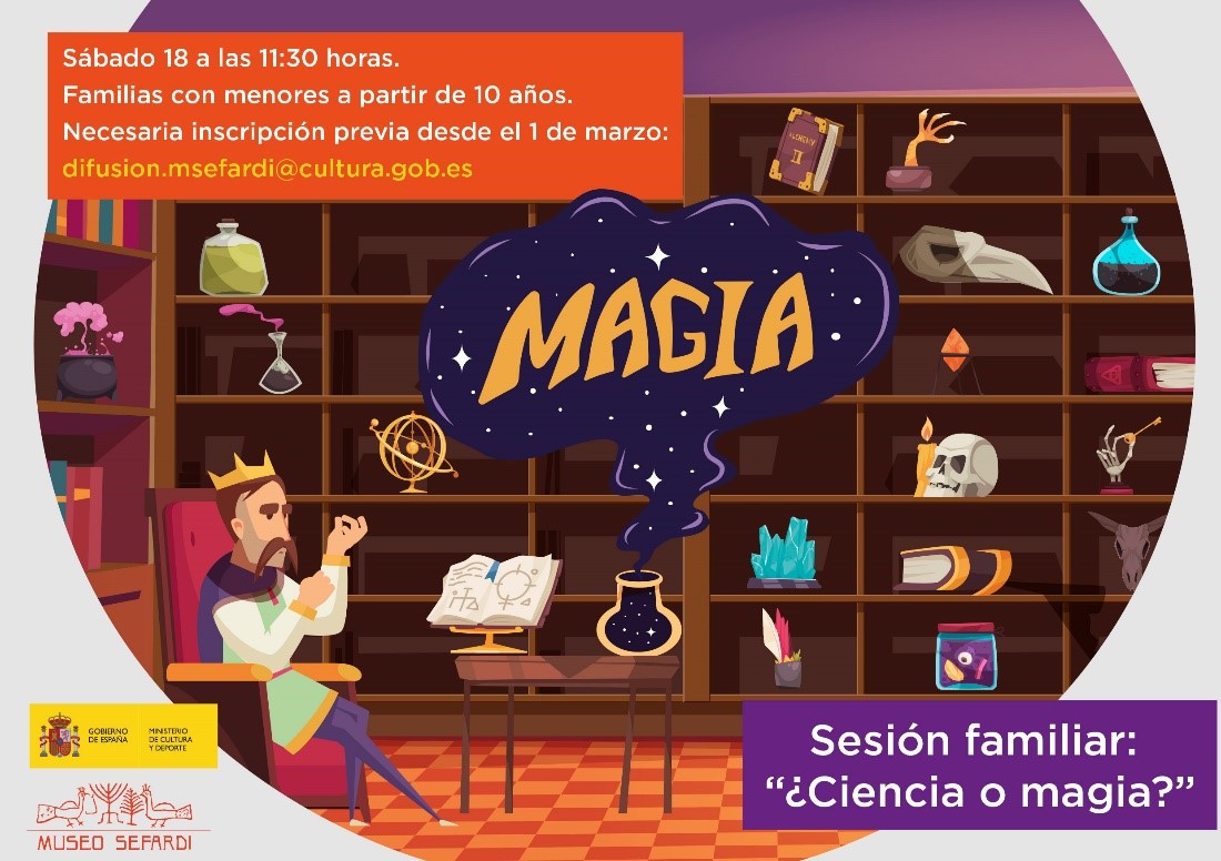 https://www.toledo.es/wp-content/uploads/2023/02/aaa-2.jpg. Museo Sefardí de Toledo. Talleres familiares. Sesión familiar sobre magia: “¿Ciencia o magia?”