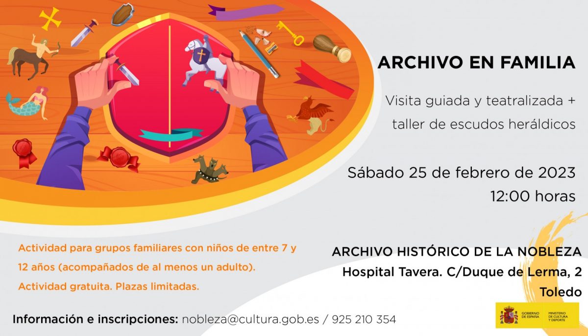 https://www.toledo.es/wp-content/uploads/2023/02/banner-archivo-en-familia_2023_heraldica-1200x686.jpg. Archivo Histórico de la Nobleza. Archivo en familia