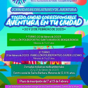 bierto el plazo de inscripción en las Jornadas Recreativas y de Aventura del Plan Corresponsables para el 20 y 21 de febrero