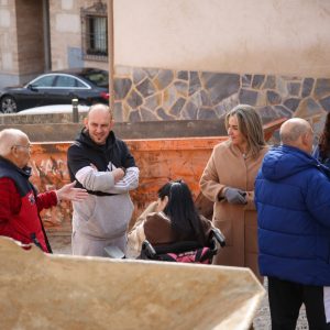 as obras en La Antequeruela mejoran la accesibilidad e incorporan la renovación de la red de saneamiento y depuración