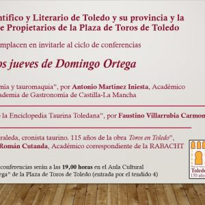 Ciclo de conferencias “Los Jueves de Domingo Ortega”