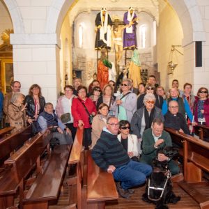 a ONCE y la Junta de Cofradías organizan una jornada con apoyo municipal para acercar la Semana Santa a las personas ciegas