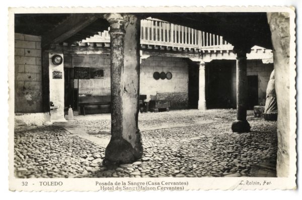 032_Toledo - Posada de la Sangre (Casa Cervantes) = Hotel du Sang (Maison Cervantes)