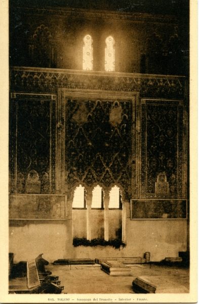 07 - Toledo - Sinagoga del Tránsito - Interior - Frente