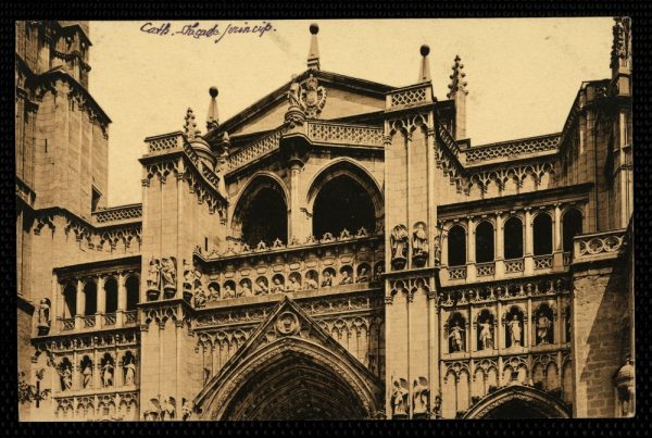 072_Toledo - Catedral - Fachada principal - Detalle = Tolède - Cathédrale - Façade principale - Détail