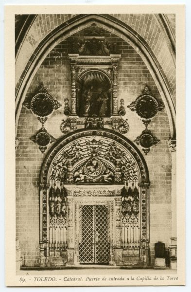 089_Toledo - Catedral - Puerta de entrada a la Capilla de la Torre