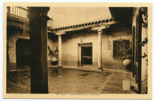 123_Toledo - Detalle del Patio de la Casa del Greco