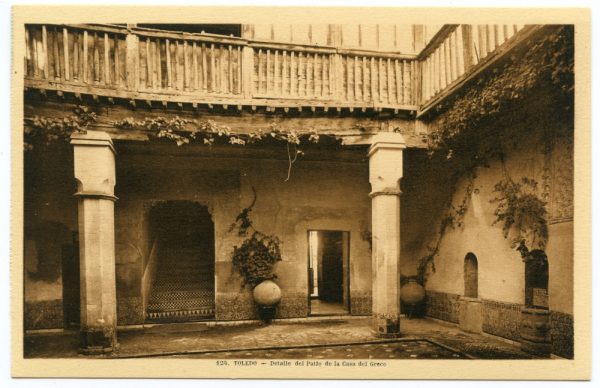 124_Toledo - Detalle del Patio de la Casa del Greco