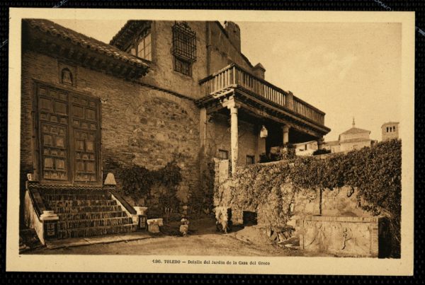 136_Toledo - Detalle del Jardín de la Casa del Greco
