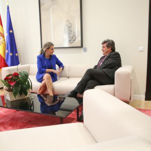 a alcaldesa muestra su “gran satisfacción” tras reunirse con el ministro de Seguridad Social por el Nuevo Palomarejos