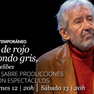 Teatro de Rojas. “Señora de rojo sobre fondo gris”