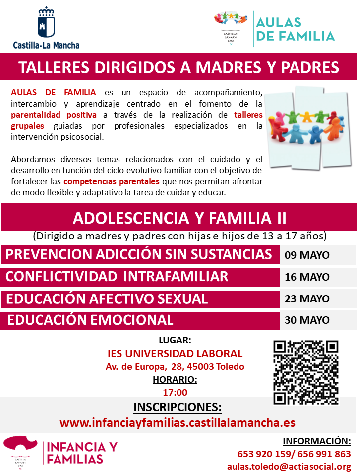 https://www.toledo.es/wp-content/uploads/2023/04/ag-3.2-ies-unilaboral-mayo.png. Talleres de Aulas en Familia. “Adolescencia y Familia II”. La Educación emocional en la adolescencia