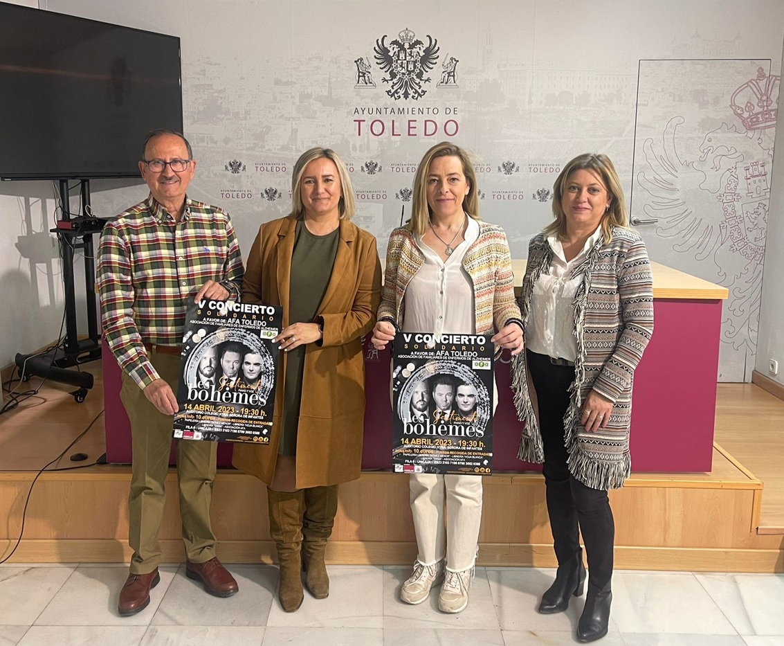 https://www.toledo.es/wp-content/uploads/2023/04/concierto.jpg. El Ayuntamiento anima a la ciudadanía a sumarse el 14 de abril al concierto de ‘Les Bohemes’ en beneficio de AFA-Toledo