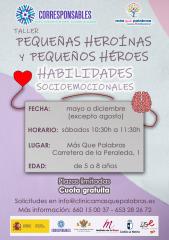 Taller “Pequeñas heroínas y pequeños héroes”. Taller de habilidades socioemocionales