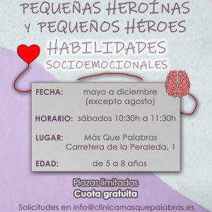 ROGRAMA DE HABILIDADES SOCIOEMOCIONALES PARA MENORES DE ENTRE 5 Y 8 AÑOS.