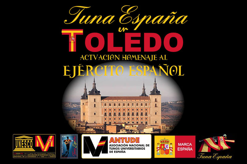https://www.toledo.es/wp-content/uploads/2023/04/tuna.jpg. Museo del Ejército. Tuna España. Participación en el XXII Juntamento en Toledo