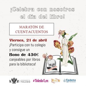 l Ayuntamiento convoca a los colegios de la ciudad al Maratón de Cuentacuentos que se celebrará el 21 de abril  