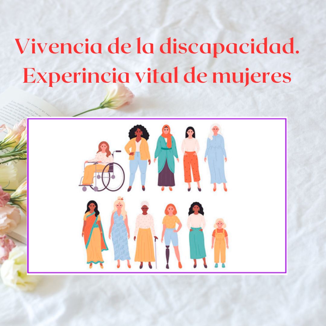 https://www.toledo.es/wp-content/uploads/2023/05/1-junio.-vivencias.jpg. Biblioteca de Castilla La Mancha. Charla: Vivencias de la discapacidad. Experiencia vital de mujeres.