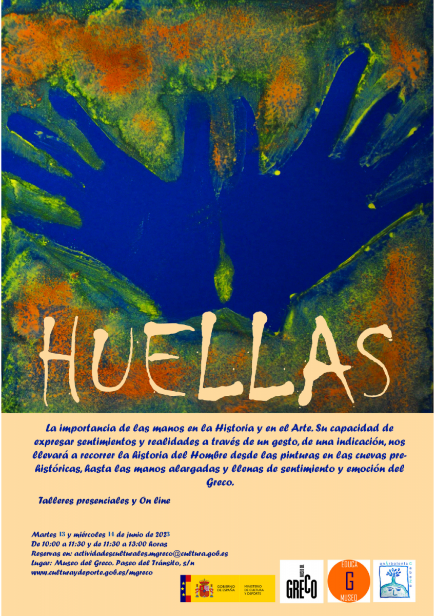 https://www.toledo.es/wp-content/uploads/2023/05/bd1888bd-ae84-d1c7-f24f-8db56649fde6-848x1200.png. Museo del Greco. Taller “Huellas”