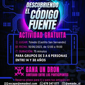 ESCAPE ROOM  “DESCUBRIENDO EL CÓDIGO FUENTE”